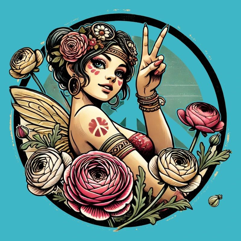 Fée hippie