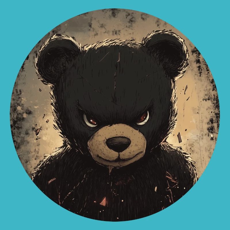 Fearless Teddy: Dark Elegance
