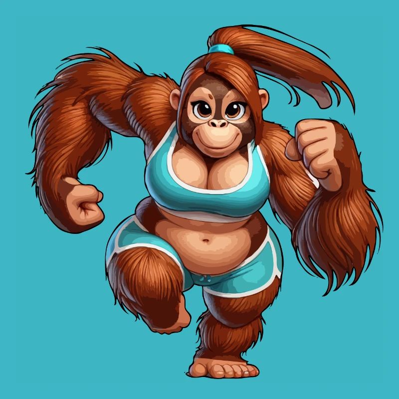 Orangutan runner