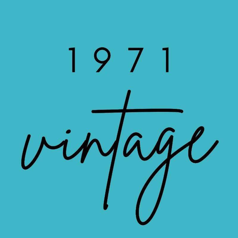 Anniversaire 1971 vintage