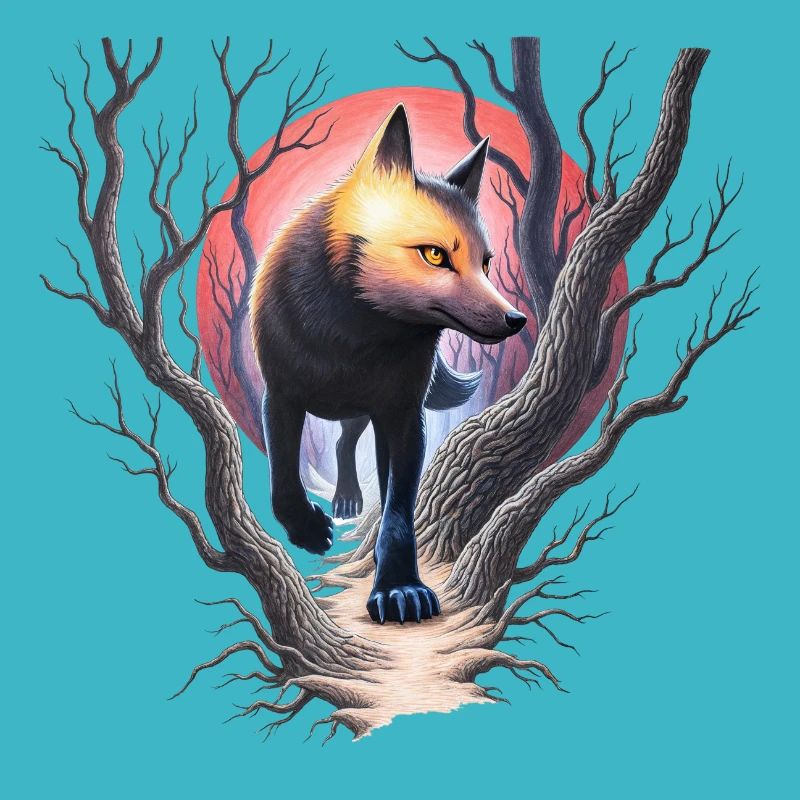 Fuchs auf der Jagd