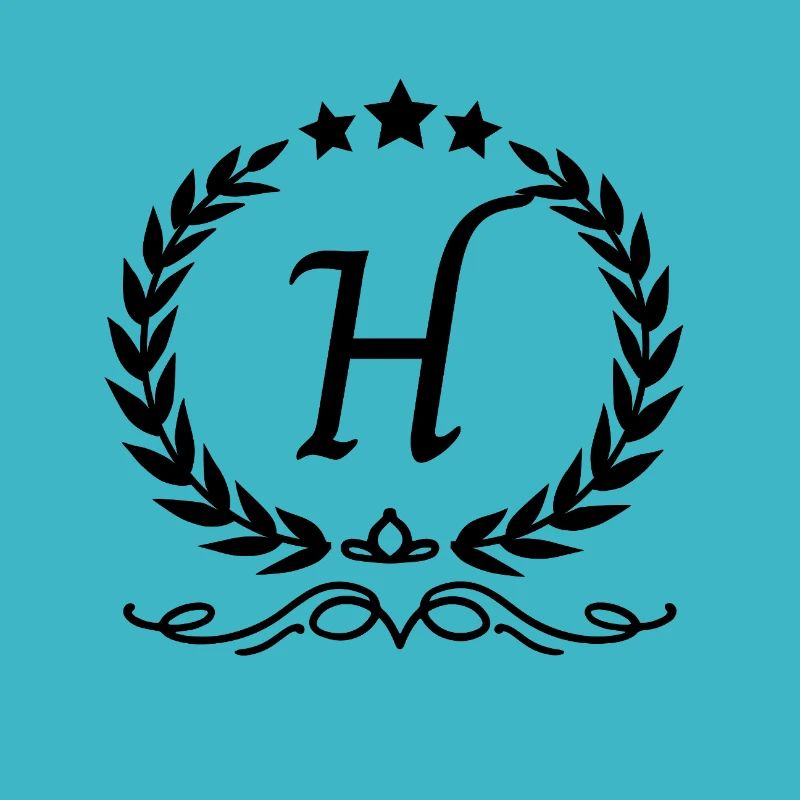 Buchstabe h Krone