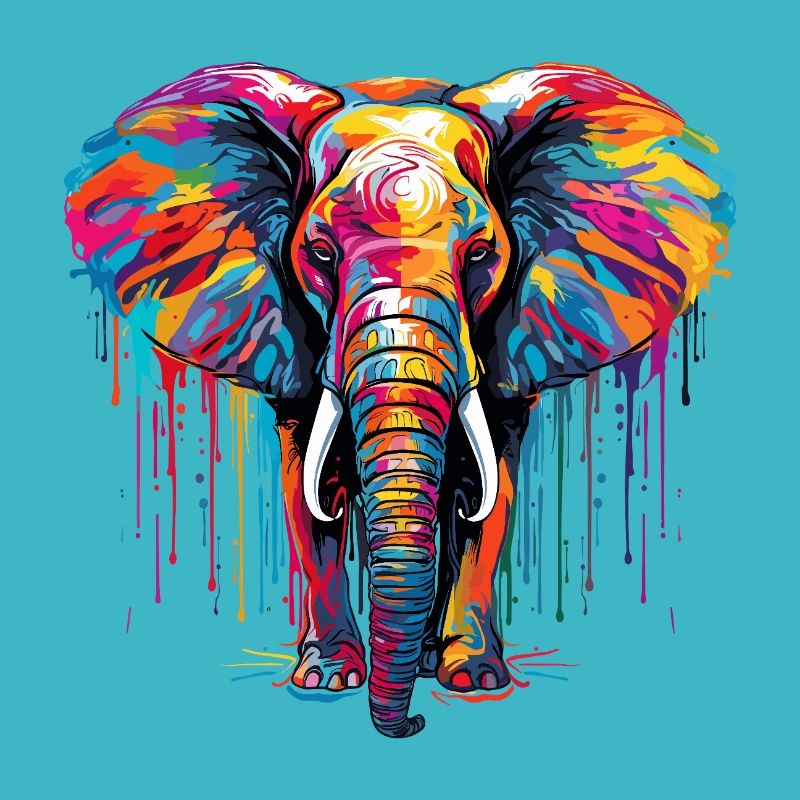 Bunter Elefant