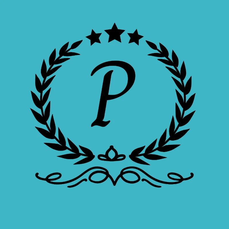 Buchstabe p Krone