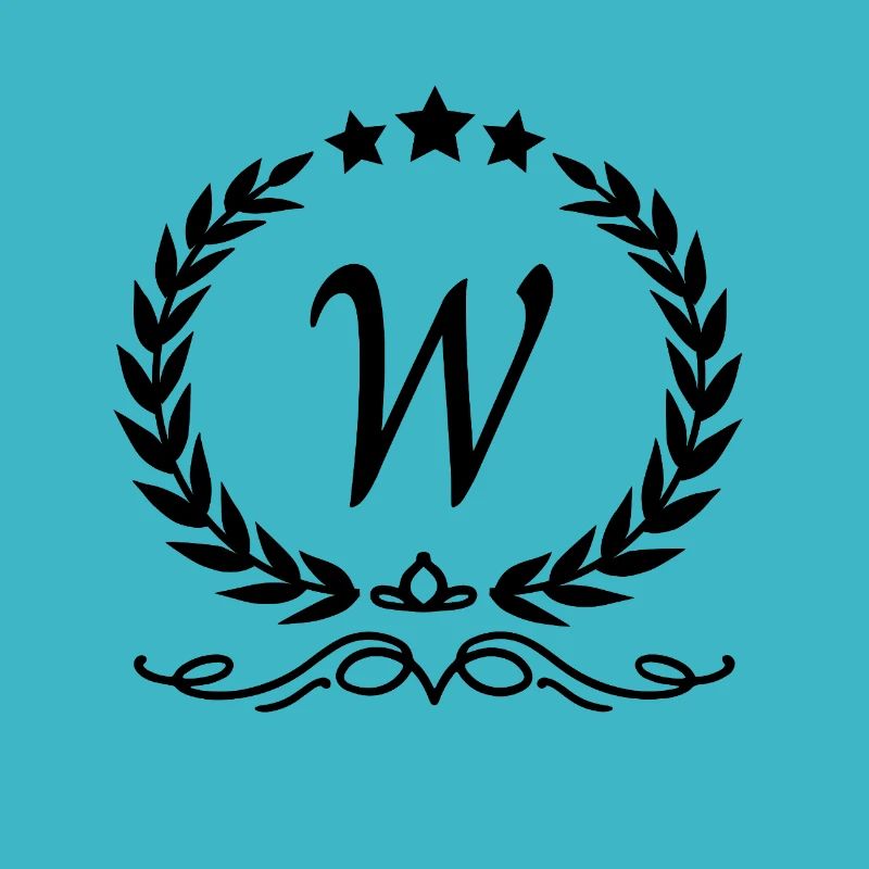 Letter w crown