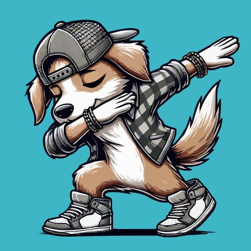 Dog Dabbing Comic