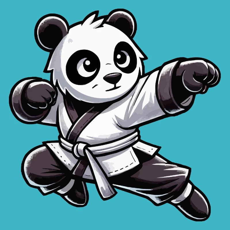 panda karate comic