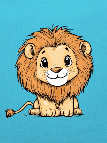 Petit lion mignon