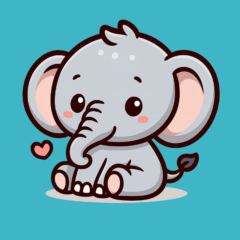 Kleiner Elefant – süß & verspielt