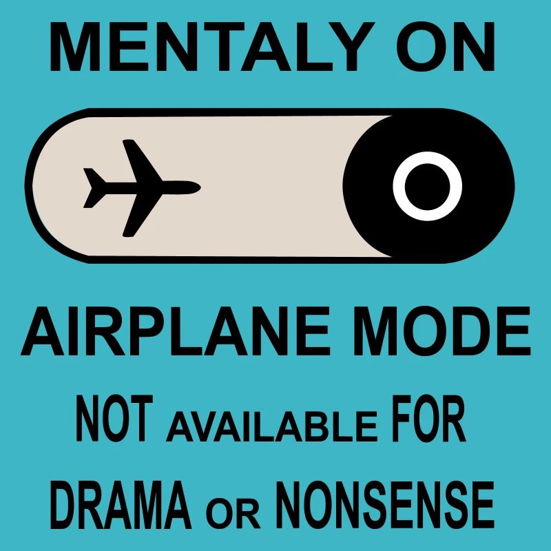 Mental im Flugzeugmodus