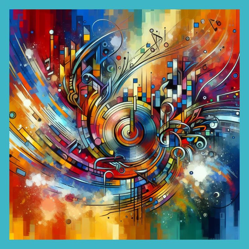 Explosion de Couleurs Abstraites