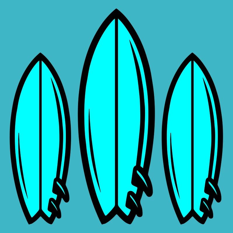 Planche de surf symbole surf
