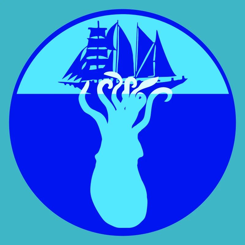 Octopus Ship Attack Sailing Sailing Ship Monster