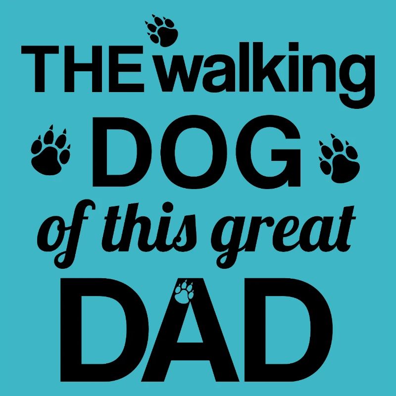 WALKING Dog walking dad master walk