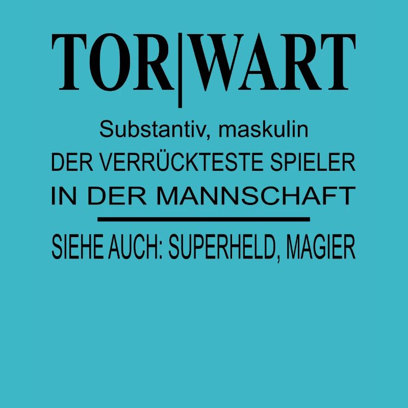 Torwart verrücktester Spieler Design Geschenkidee