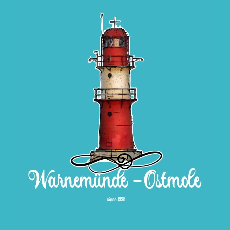 Warnemünde Ostmole Leuchtturm