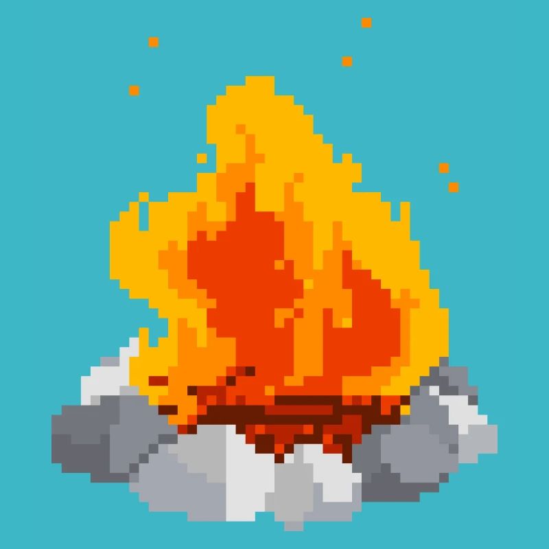 Pixel Feuer pixel fire