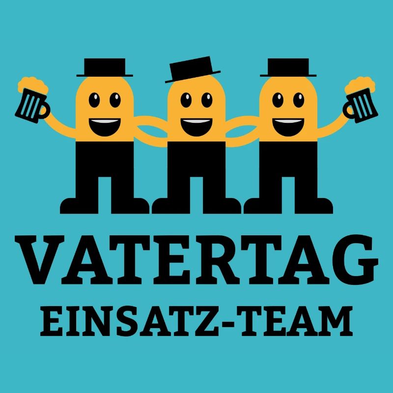 Vatertag einsatz team Geschenk Vater Papa Spruch