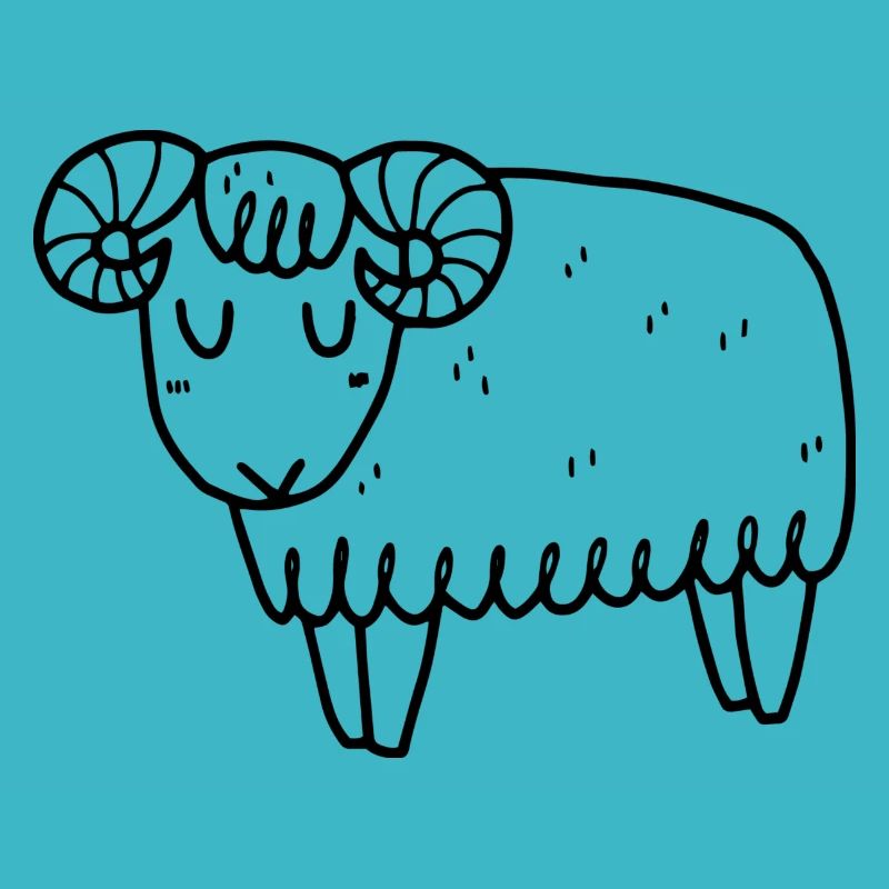 Schaf Islandschaf Widder Mufflon Schafbock