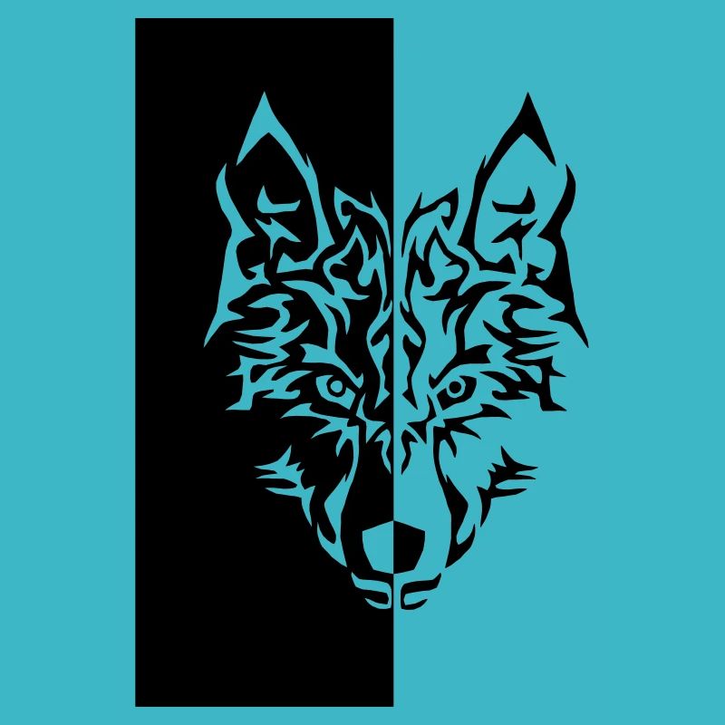Tribal Wolf Wild Tattoo Statement Laune