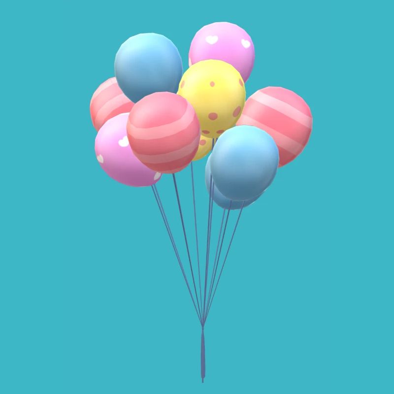 Ballons mignon doux mignon chic cher ballon