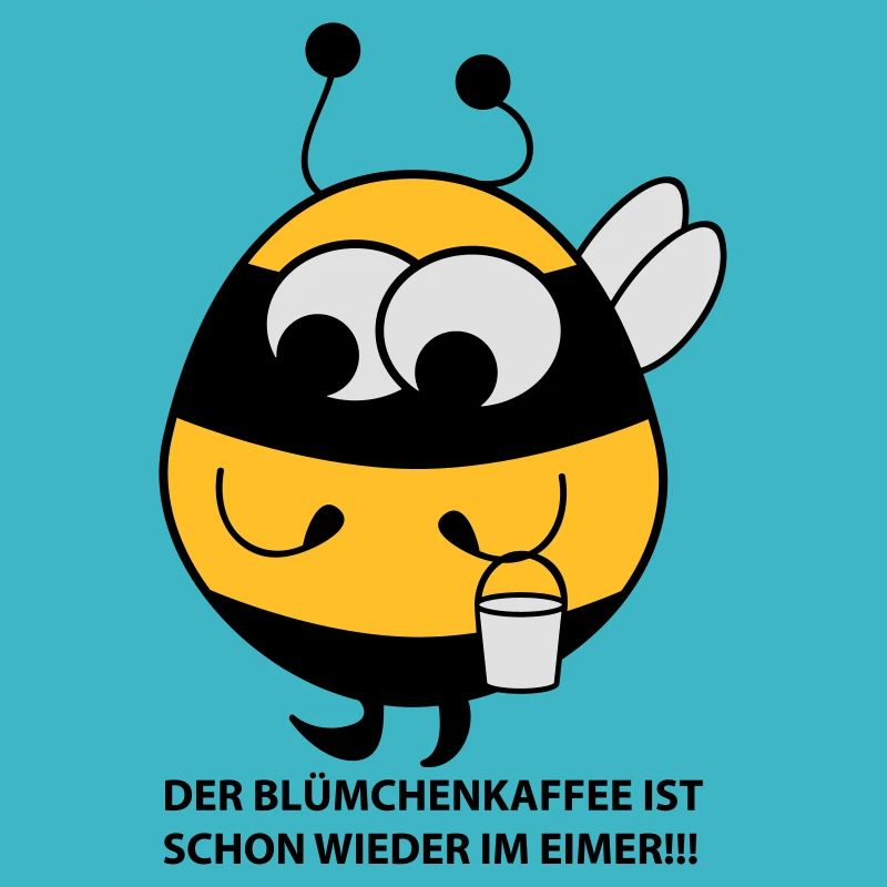 Biene mit Eimer