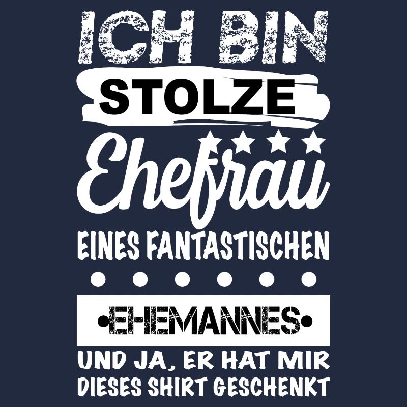 stolze Ehefrau eines tollen Ehemannes