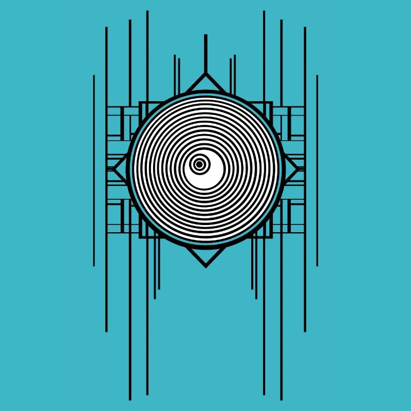 Conception abstraite de l’art Deco Ringl