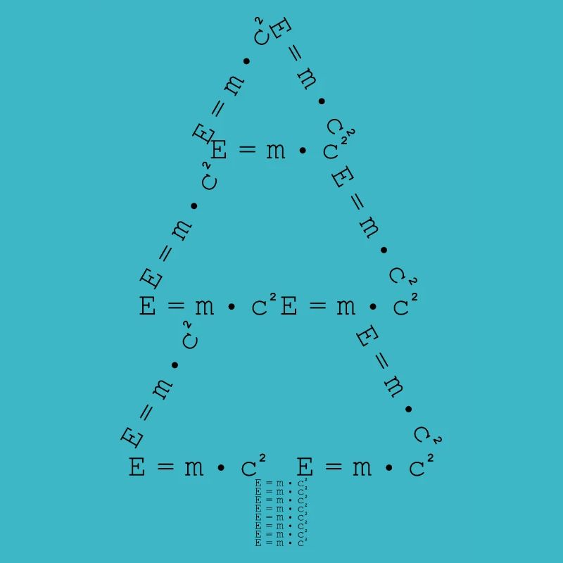 E = m * c² - Christmas tree - Physics - Christmas