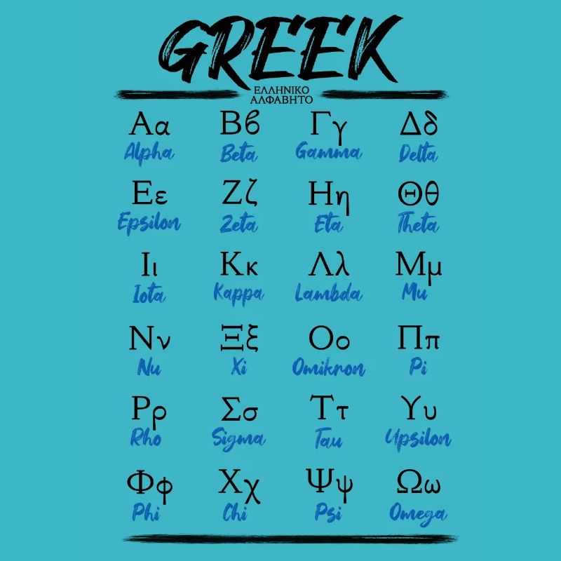 Griechisches Alphabet Buchstaben Lernen
