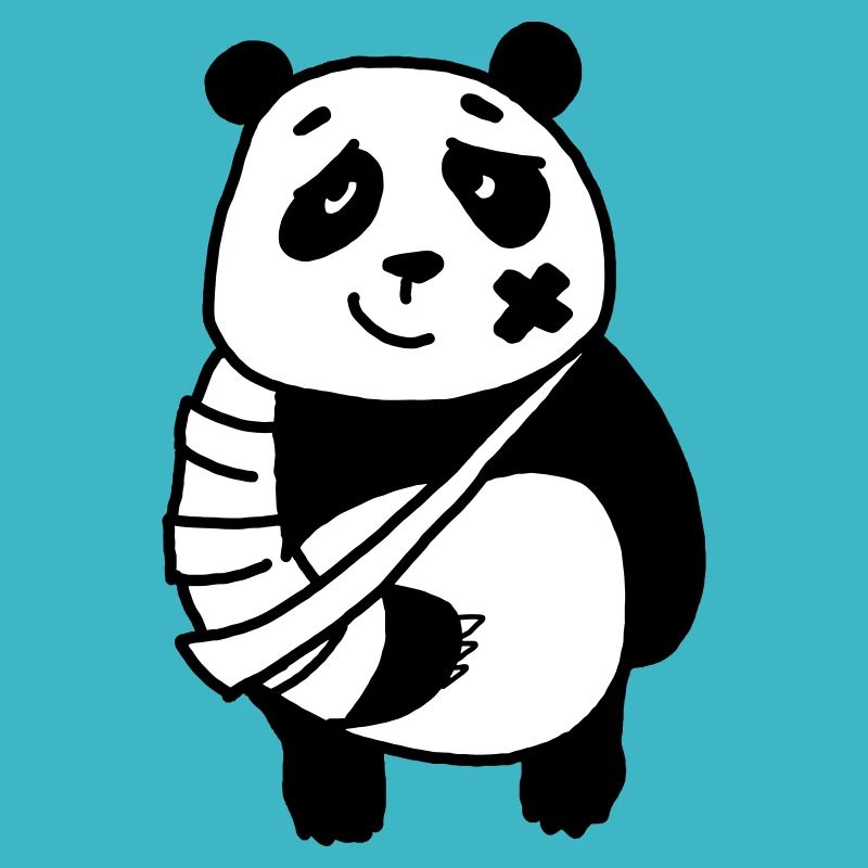 Bras cassé Panda