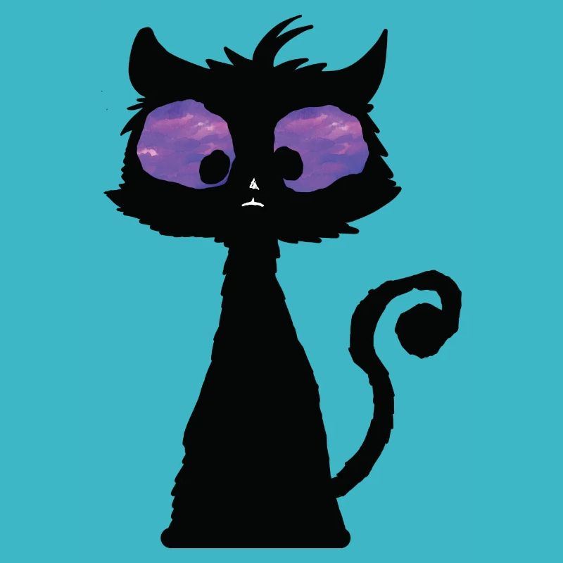Psychedelische Katze