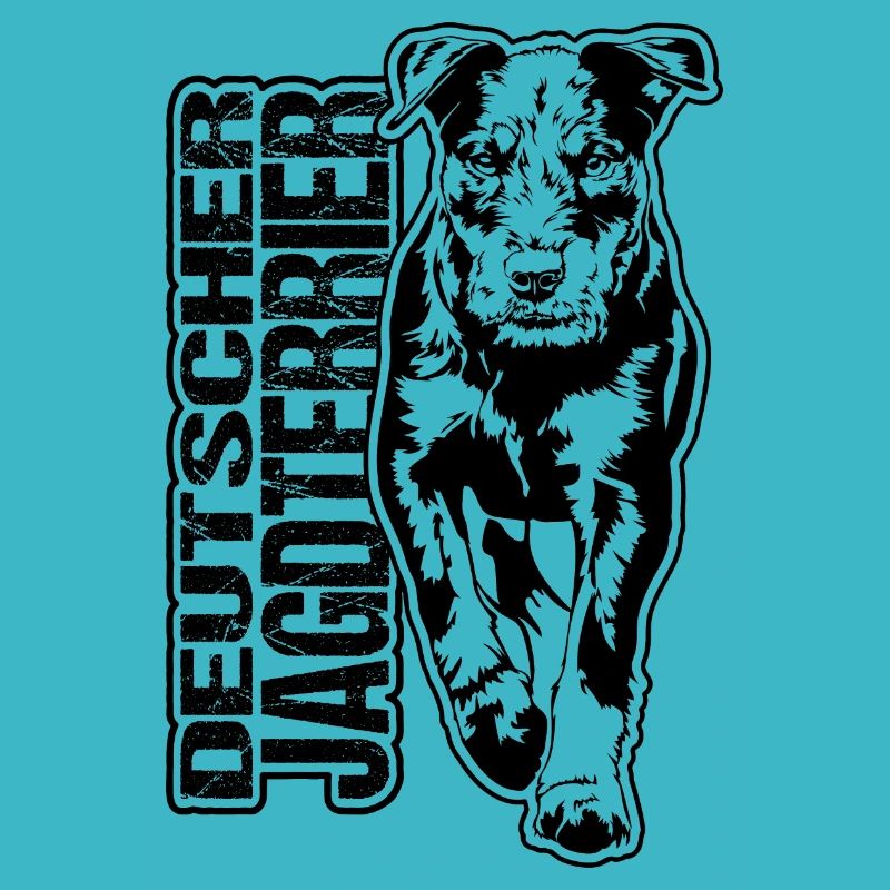 DEUTSCHER JAGDTERRIER Hunde Portrait Jagdhunde