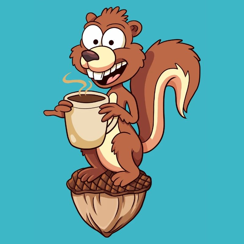 Benno the Squirrel (mit Eichel)