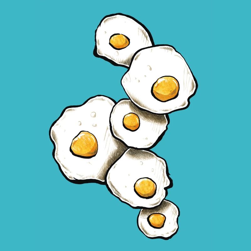Fried eggs