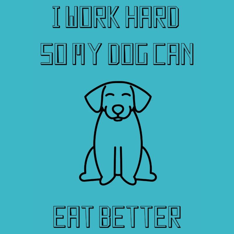 WORK HARD DOG