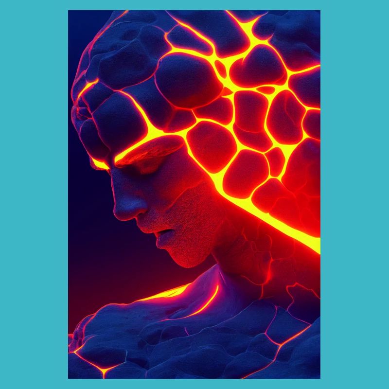 Lava-Mann