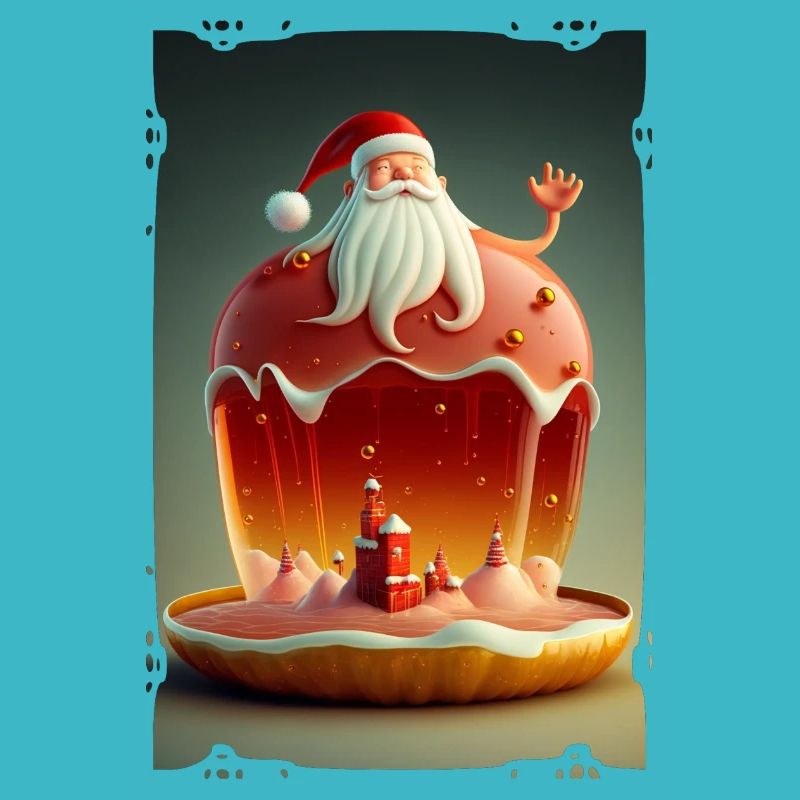 Weihnachtsmann-Gelee