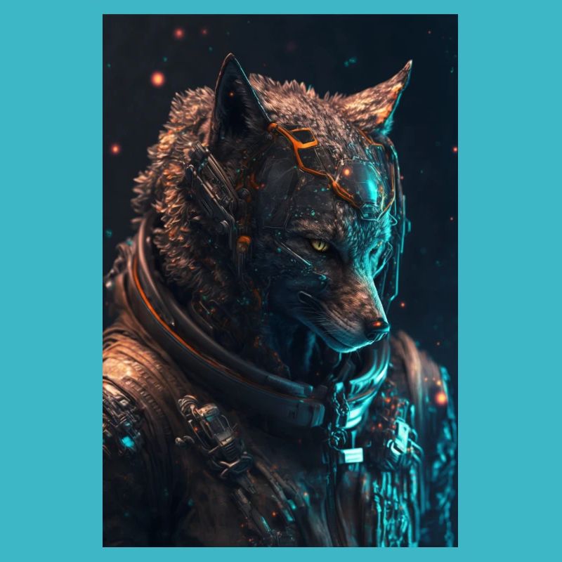 wolf im weltall