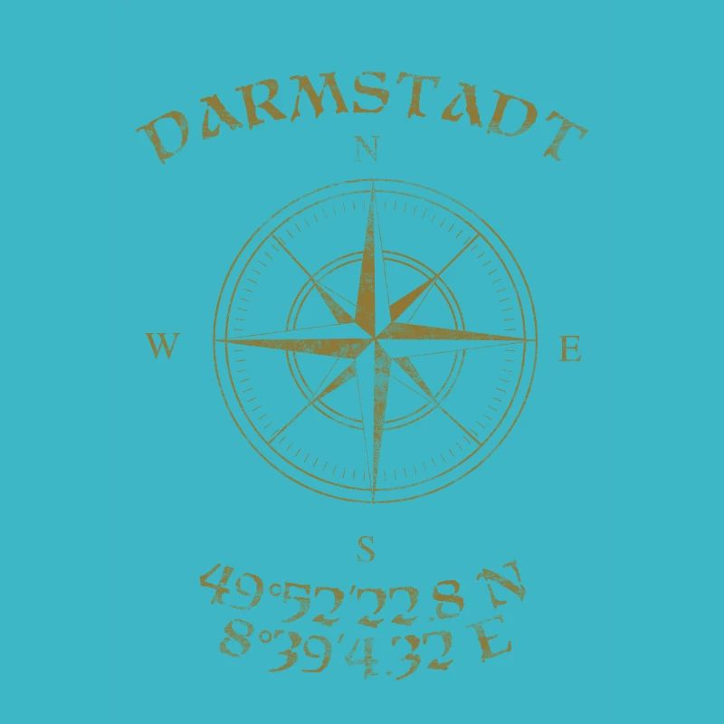 Compass GPS coordinates Darmstadt