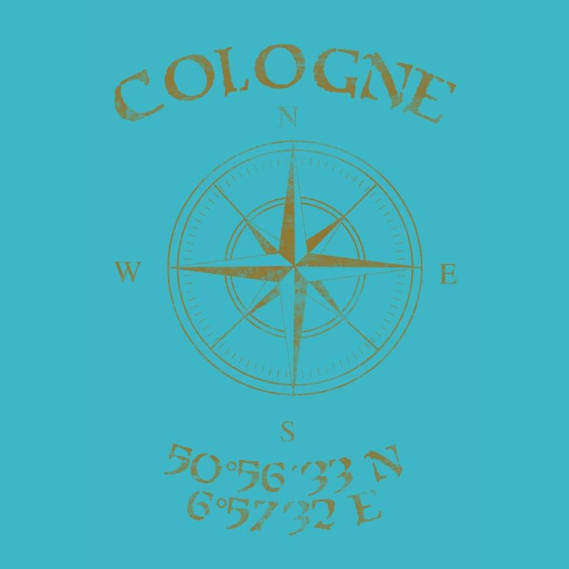 Compass GPS coordinates Cologne