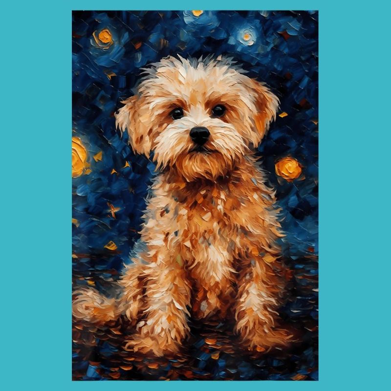 Poodle Dog Art