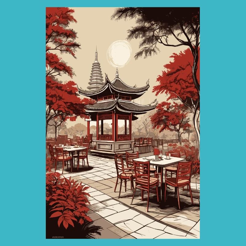 Asiatisches Kaffee