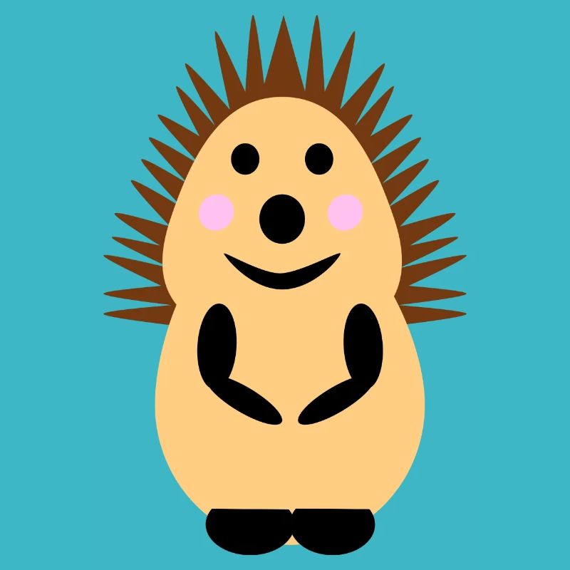 stehender Igel