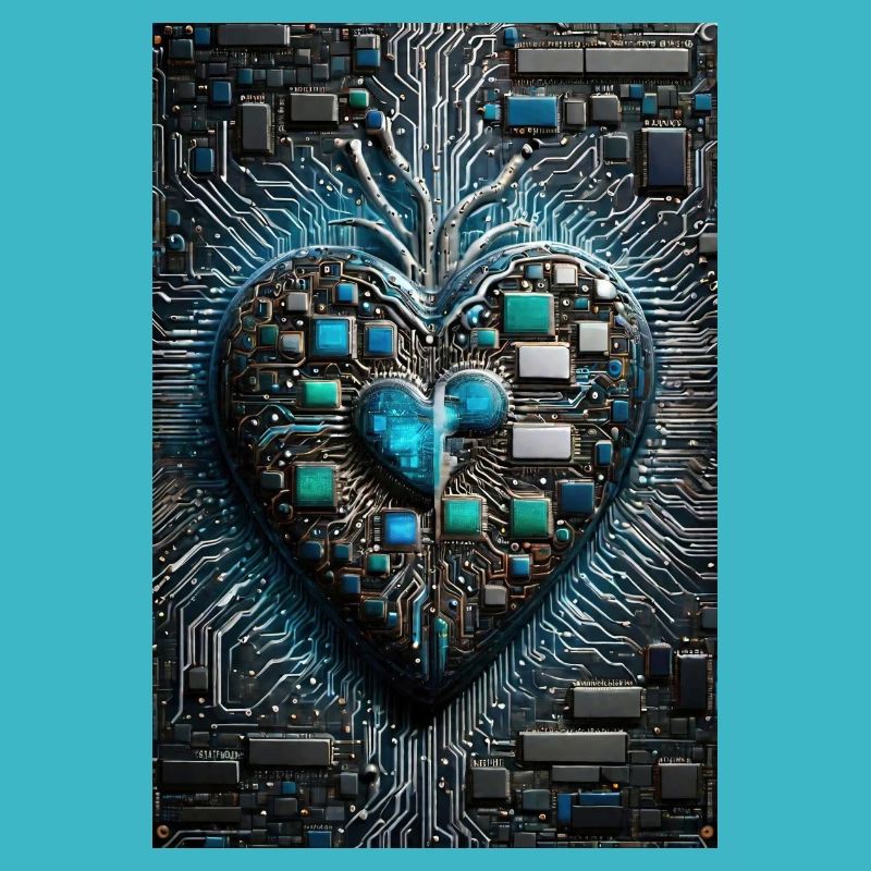 The heart of a computer person's Valentine's Day CPU
