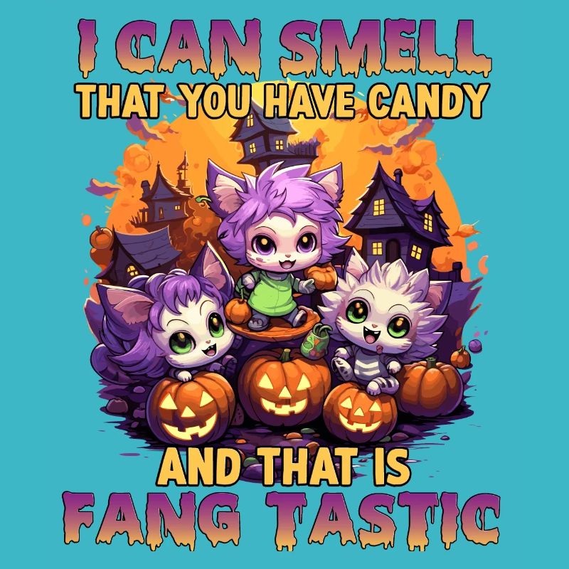 Kawaii Halloween Stuff Chibi loup-garou comme un