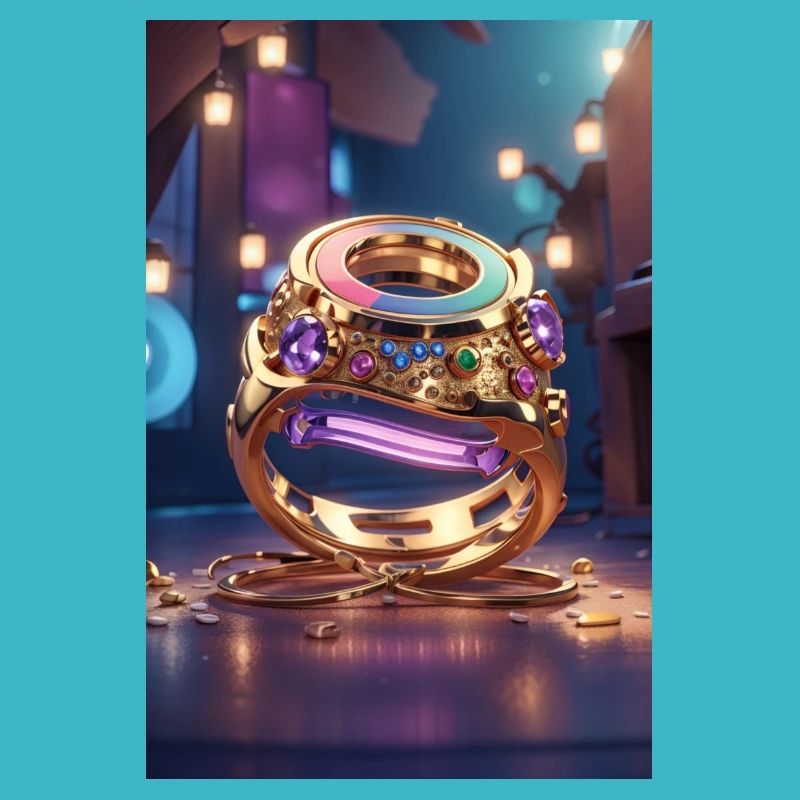 3D Animation Style graphique bourse