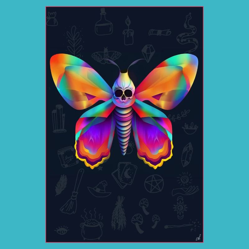 Sphinx tête de mort