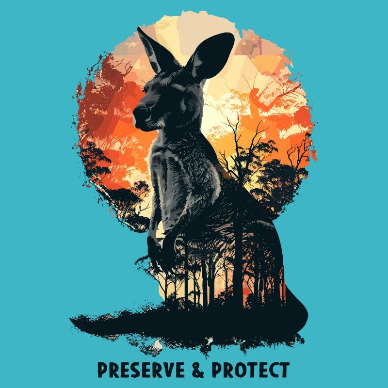 Preserve & Protect Känguru Beuteltier Kangaroo