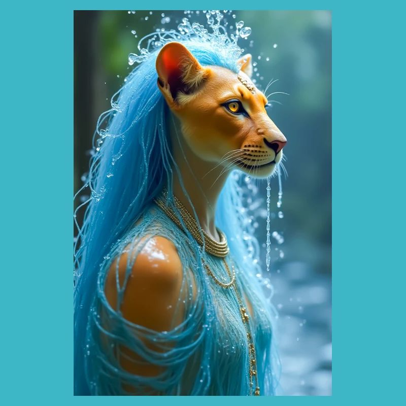 Tefnut, lion-headed goddess